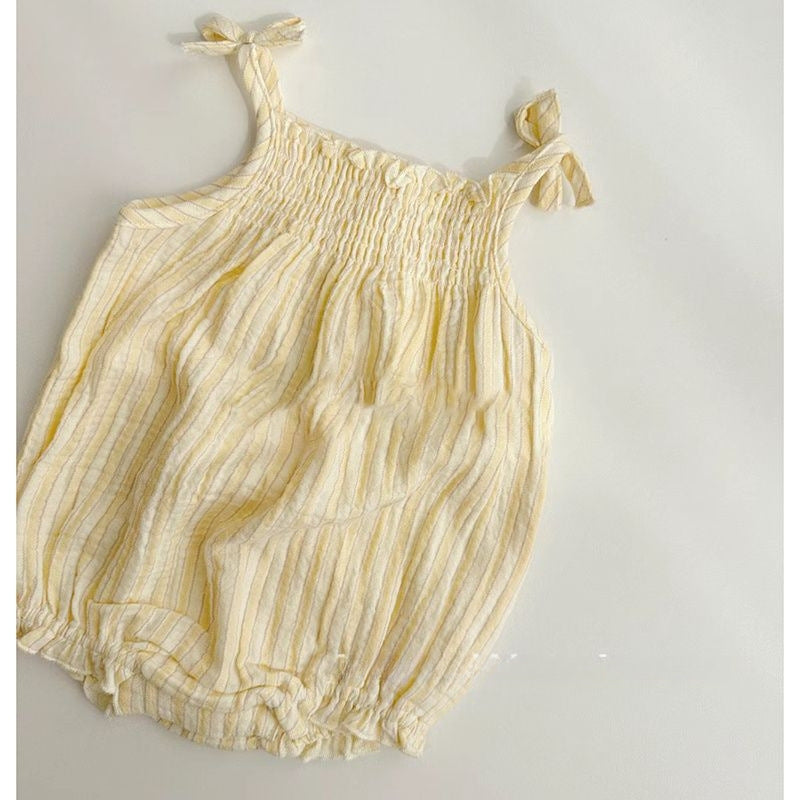 Summer Baby Clothes Thin Sling Wrap Fart Clothing Western Style