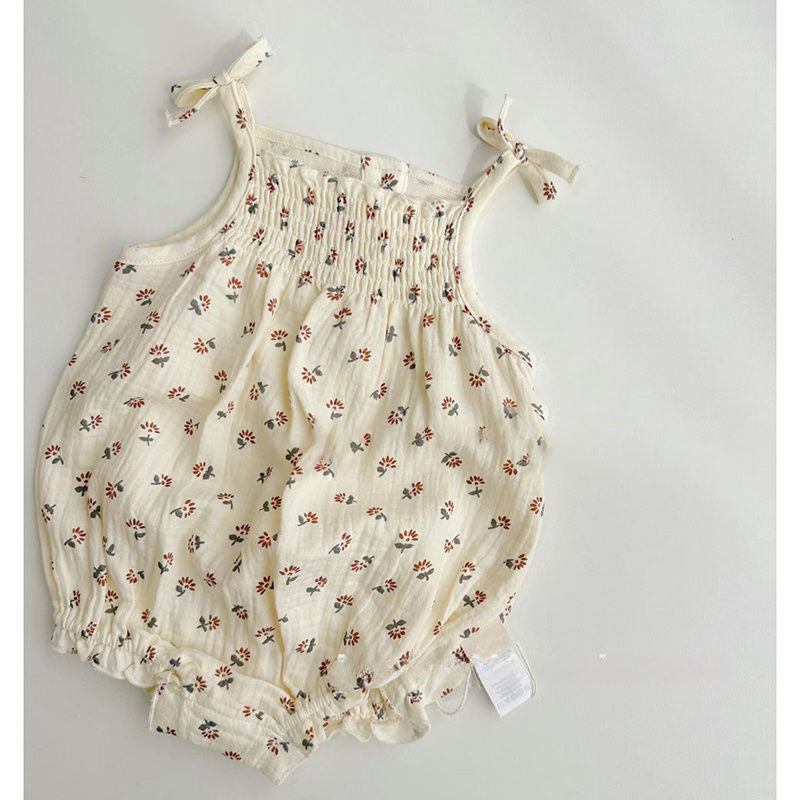 Summer Baby Clothes Thin Sling Wrap Fart Clothing Western Style