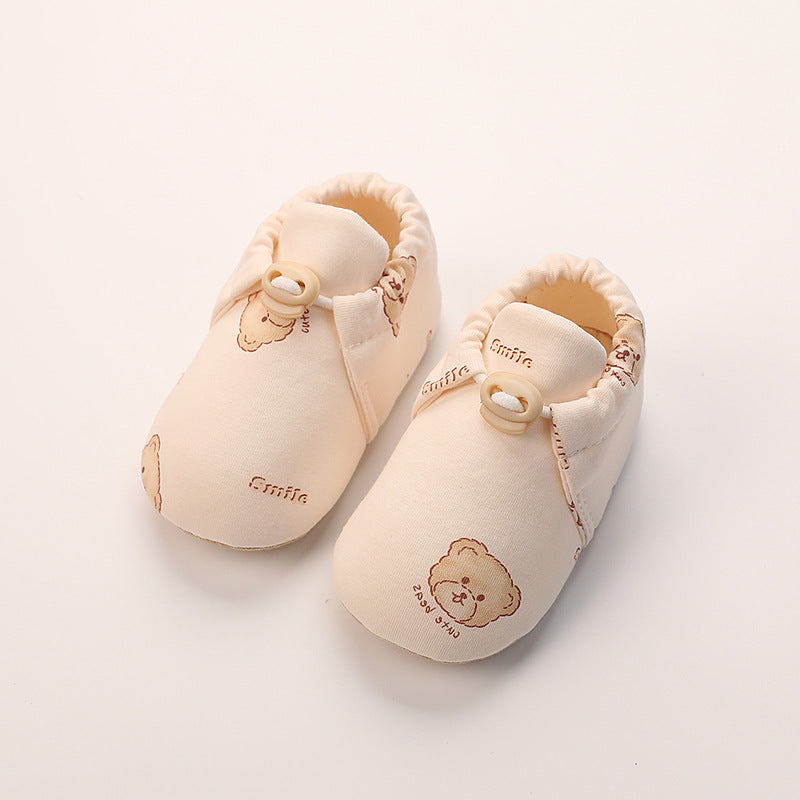 New Born Pre Walker Baby Boy Girl Sandal Shoes 0-3 Cotton Sole