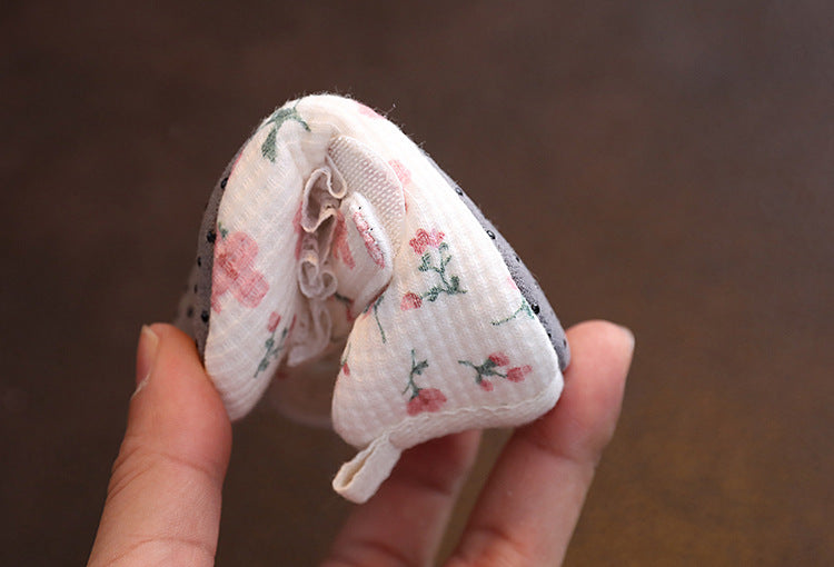 Summer Baby Lace Flower Sandals Newborn Breathable Soft Sole Shoes