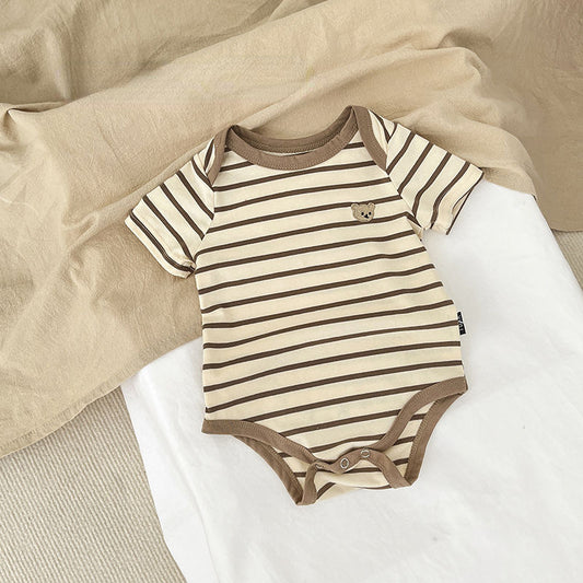 Unisex Footless Romper Jumpsuit Newborn Baby Boys/Girls One-Piece Outfit Button