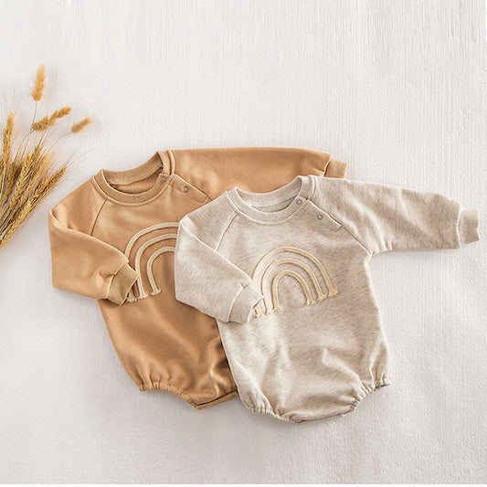 New Custom Pattern Baby Rompers Long Sleeve Jumpsuit Kids Infants And Toddlers Romper