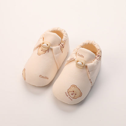 New Born Pre Walker Baby Boy Girl Sandal Shoes 0-3 Cotton Sole