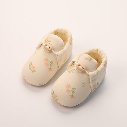New Born Pre Walker Baby Boy Girl Sandal Shoes 0-3 Cotton Sole