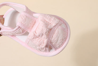 Non-Slip Shoes Baby Walking 1 Year Baby Sandal Shoes New Embroidered fabric sandals