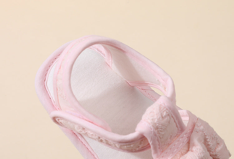 Non-Slip Shoes Baby Walking 1 Year Baby Sandal Shoes New Embroidered fabric sandals