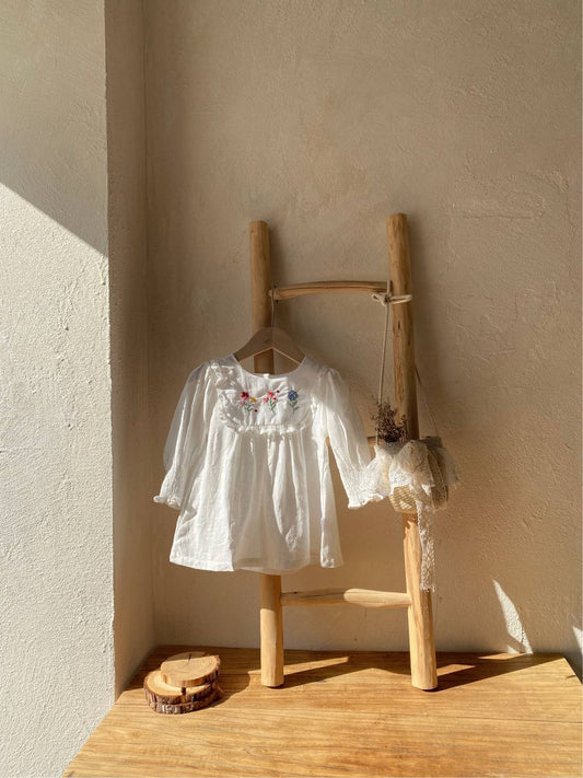 Girl Baby Autumn Dress Exquisite Embroidered Lace Princess