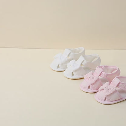Non-Slip Shoes Baby Walking 1 Year Baby Sandal Shoes New Embroidered fabric sandals